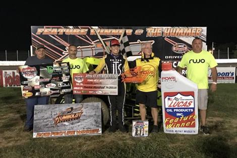 Hank Davis Drives to POWRi West Victory Lane at Humboldt