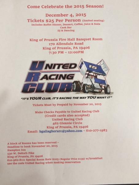 United Racing Club Banquet December 4, 2015