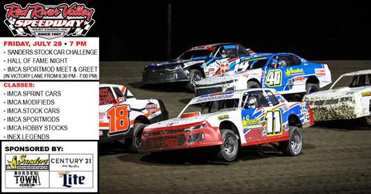 NEXT RACE: Friday, July 28 - Sanders Stock Car Challenge | Hall of Fame Night | SportMod Meet & Greet