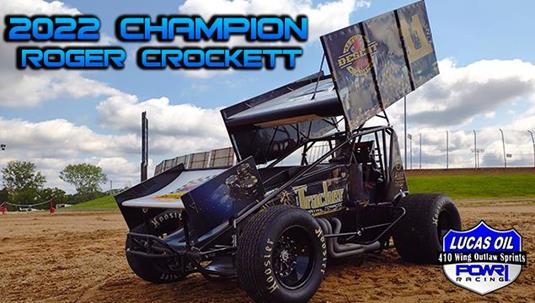Roger Crockett Prevails as Inaugural POWRi Outlaw Sprint League Champion