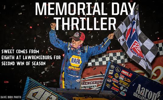 Brad Sweet Wins Memorial Day Thriller at Lawrenceburg