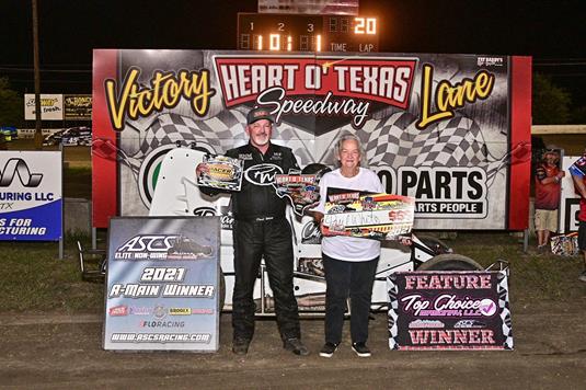 Paul White Captures Waco Win With ASCS Elite Non-Wing