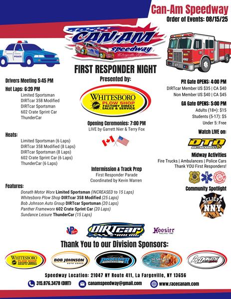 It's RACE DAY at Can-Am Speedway!