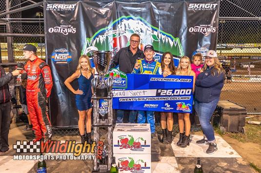 SWEET WINS THE $26,000 SAGE FRUIT SKAGIT NATIONALS