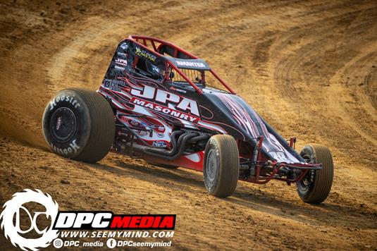 Amantea Caps Season With Top-Five Run During USAC East Coast Sprint Cars Season Finale