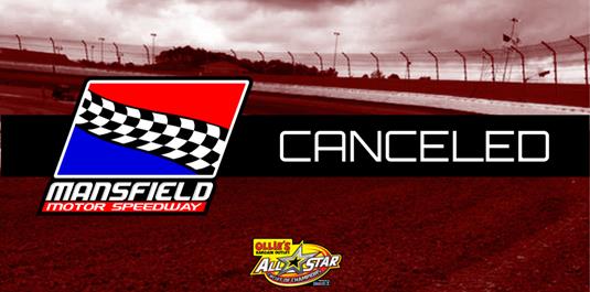 Speedweek action at Mansfield Motor Speedway canceled
