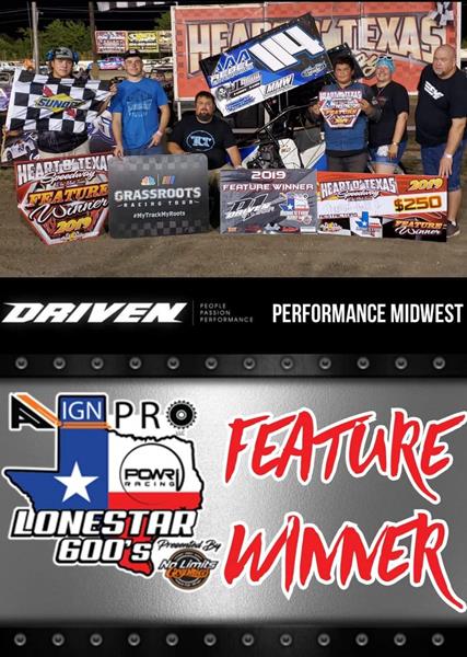 Hyland and Hall Slide into Victory Lane at Heart O' Texas Speedway