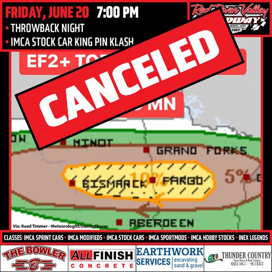 CANCELED: Friday, June 20 – Throwback Night | IMCA Stock Car King Pin Klash