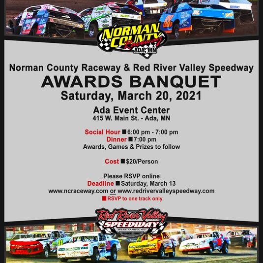 Awards Banquet - Saturday, March 20th