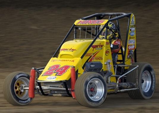 Spotlight on Hines Thursday as He Seeks USAC "Triple Crown" at 75th "Turkey Night Grand Prix"