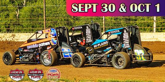 Sweet Springs Motorsports Complex’s Fall Brawl Looms for POWRi Midgets & Micros