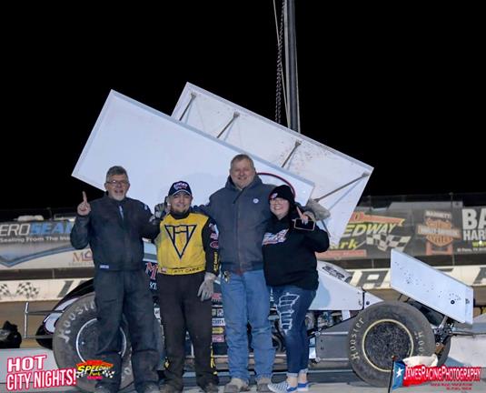 Jett Carney Captures Career First Lucas Oil POWRi Vado Super Sprint Feature Victory