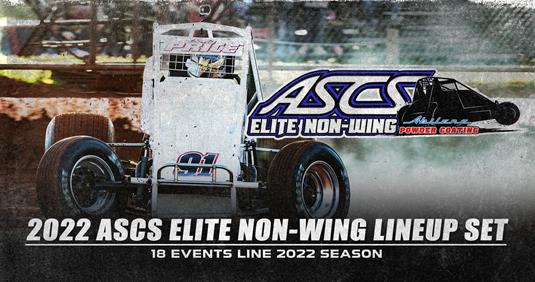 ASCS Elite Non Wing Release 2022 Lineup And Increased Purse