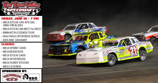 NEXT RACE: Friday, June 16 – Stock Car King Pin Klash | Stock Car Meet & Greet | Legends Tour | Sportmod Series
