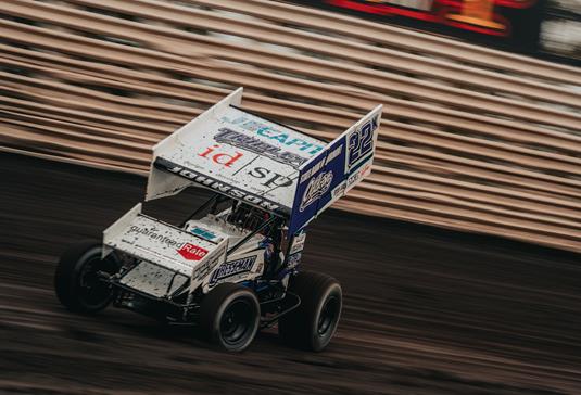 Kaleb Johnson Satisfied With Speed Before Storm Ends Night Early at Knoxville Raceway