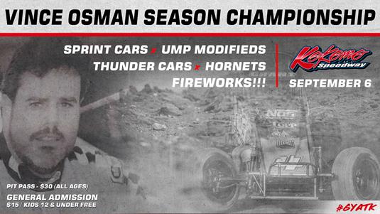 Vince Osman Memorial 9/6/20