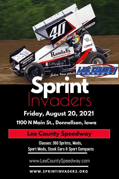 Big Weekend Looms for Sprint Invaders at Donnellson, West Burlington!