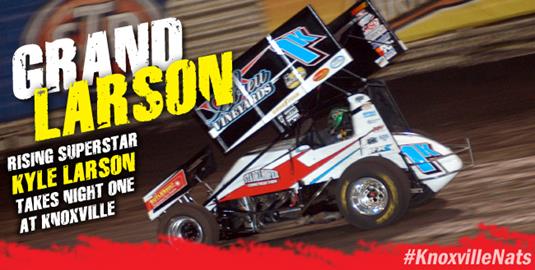 Larson Capitalizes On Night 1 of Goodyear Knoxville Nationals