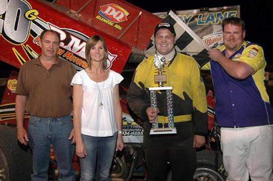 Graf Overtakes Barickman To Win IMCA-UMSS Challenge at Arlington