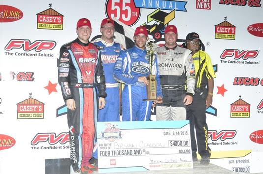 Bryan Clauson Breaks Through for First Win at Knoxville, Trip to Saturday’s A!