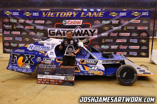 Hoffman Wins Dome Opener; Bags Seven Podium Finishes