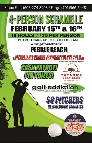 February 4 Person Scramble!