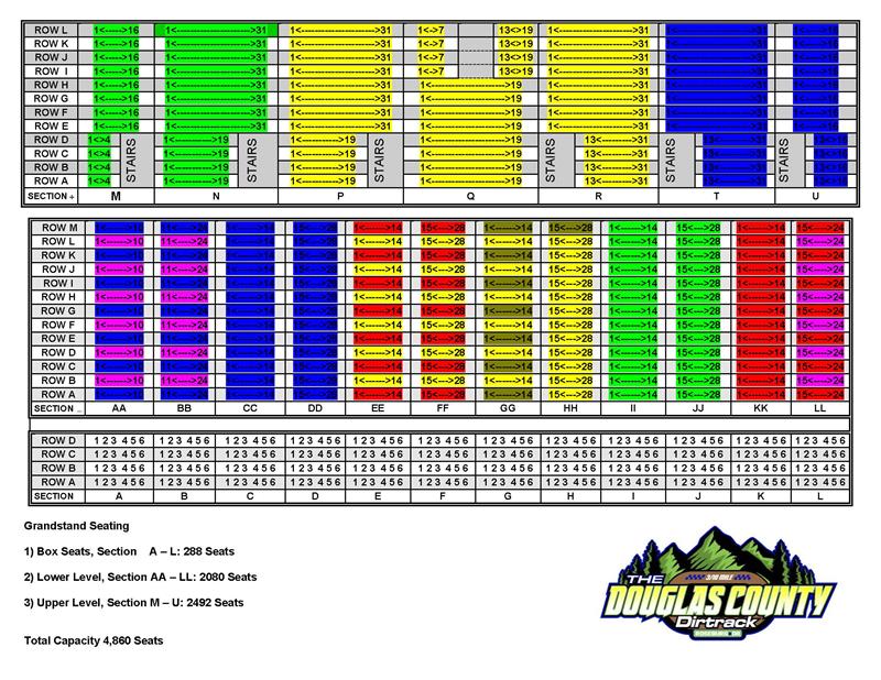 Grandstand Seating Chart