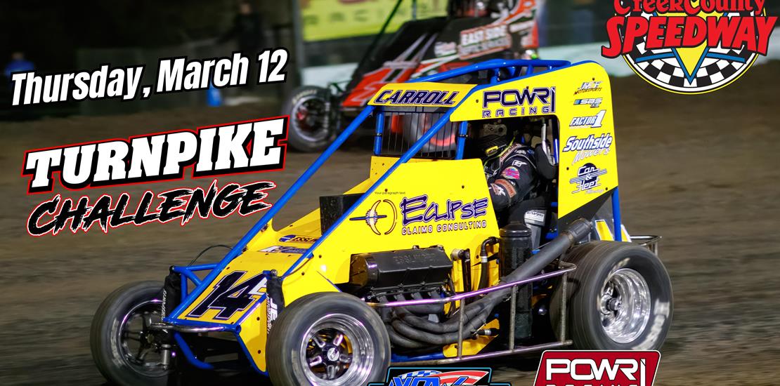 Turnpike Challenge Opens at Creek County Speedway...