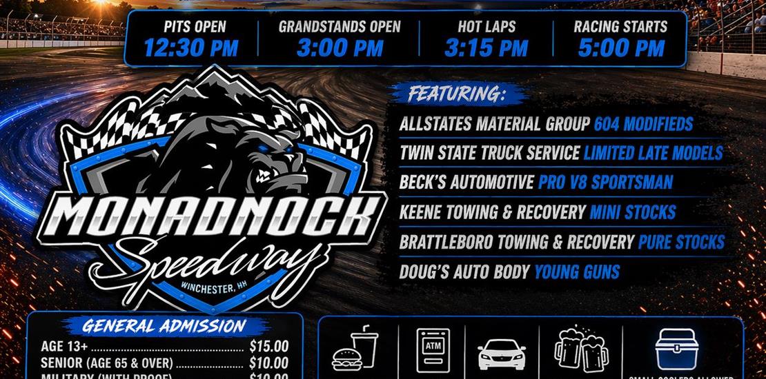 2026 Season Opener: Saturday - April 25, 2026