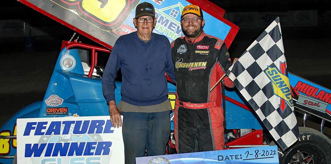 DAGGETT WINS FIRST RACE AT WINSTON
