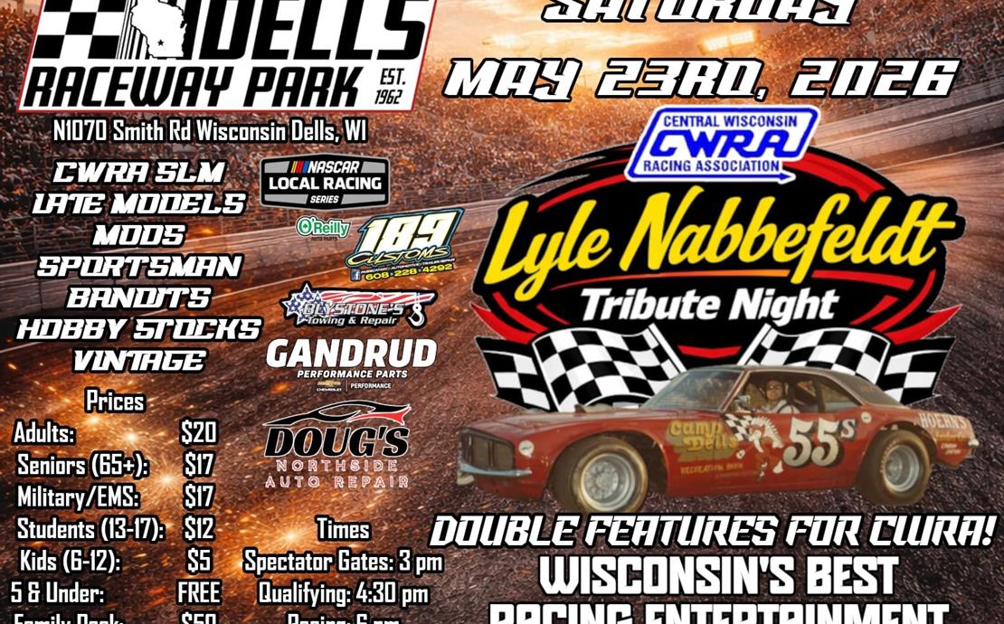 NABBEFELDT TRIBUTE NIGHT SATURDAY MAY 23RD