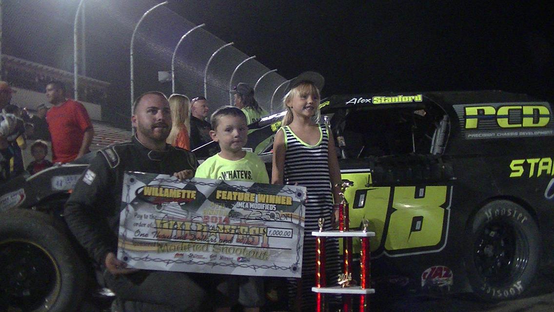 Stanford Becomes First Repeat Winner Of 2014 Mod Speedweek With Willamette Win