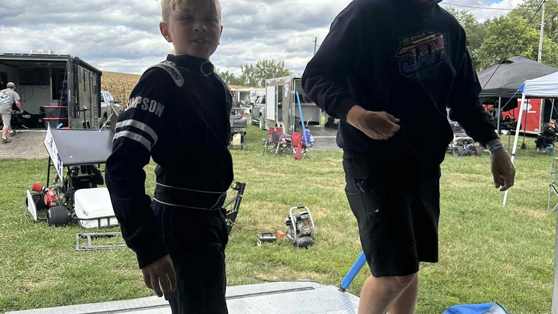 Anderson Turning Laps at Newton Kart Klub