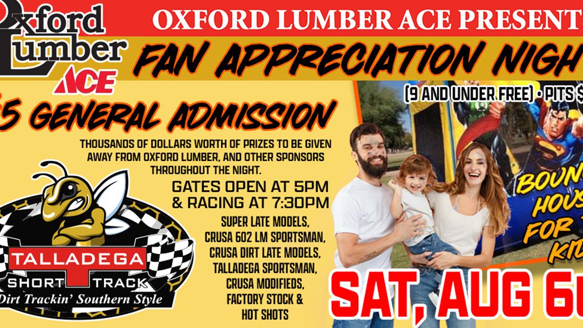 Talladega Short Track | August 6th!