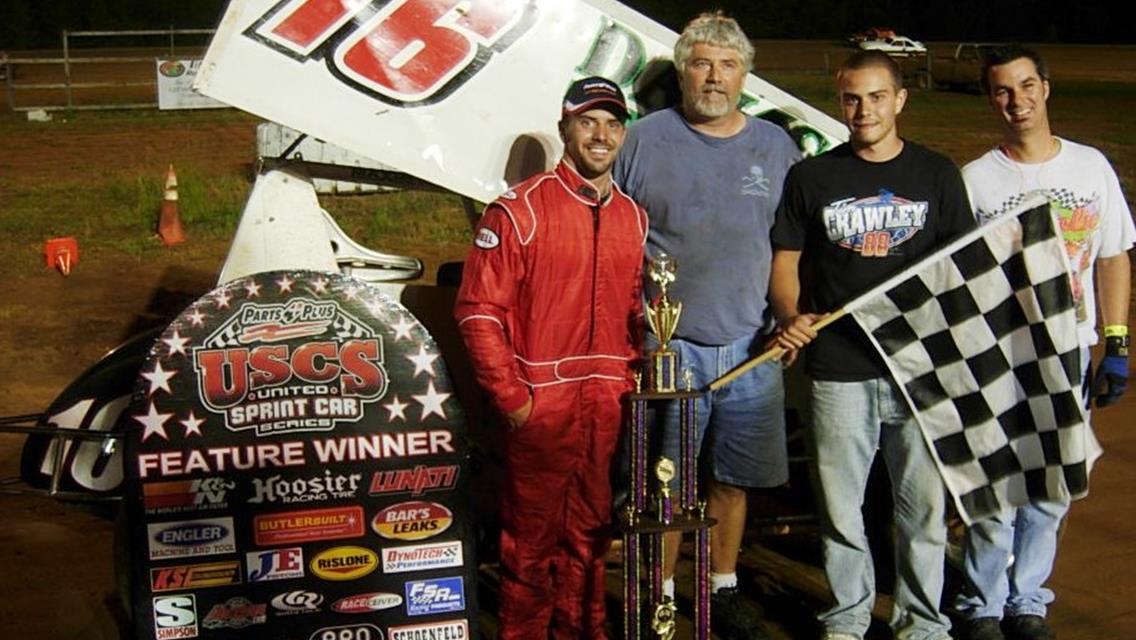 Anthony Nicholson scores Parts Plus USCS Speedweek Round Two win at No. Alabama Speedway