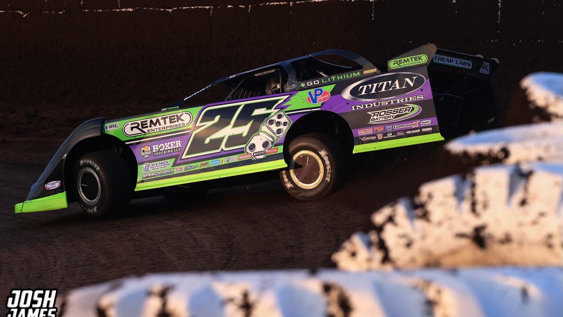 Fairbury Speedway (Fairbury, IL) – World of Outlaws Real American Beer Late Model Series – Prairie Dirt Classic – July 25th-26th, 2025. (Josh James Artwork)