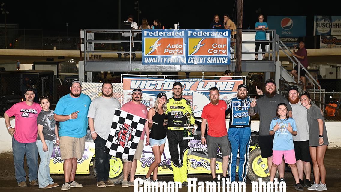 Rusty Griffaw, Jake Trebilcock, Ken Schrader, Josh Hawkins &amp; Austin Harris take Federated Auto Parts Raceway at I-55 victories!
