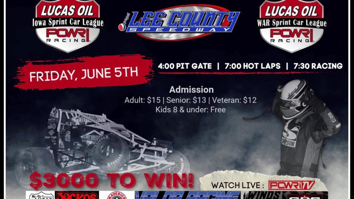 Fans Return to Lee County Speedway for POWRi League Showdown