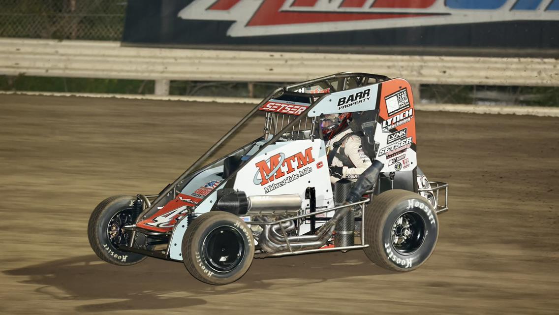 Setser caps USAC National Midget West Coast extravaganza with top-12 in Turkey Night Grand Prix