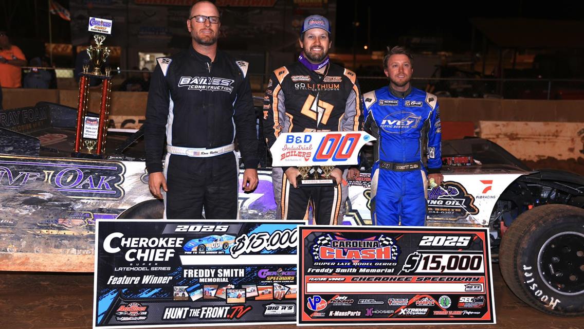 Cherokee Speedway (Gaffney, SC) – Cherokee Chief Super Late Model Series – Freddy Smith Memorial – November 16th, 2025. (ZSK Photography)
