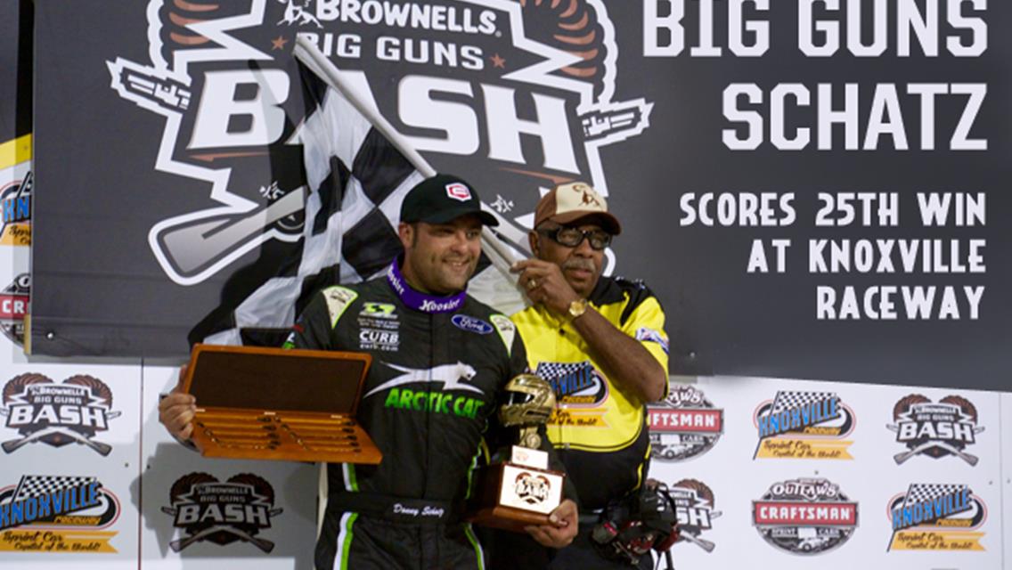 Schatz Fires Off His Big Guns at Knoxville to Join the Winningest Drivers