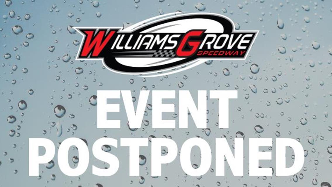 Rain Halts Williams Grove Opener Mid-Feature, Make-Up Dates Set