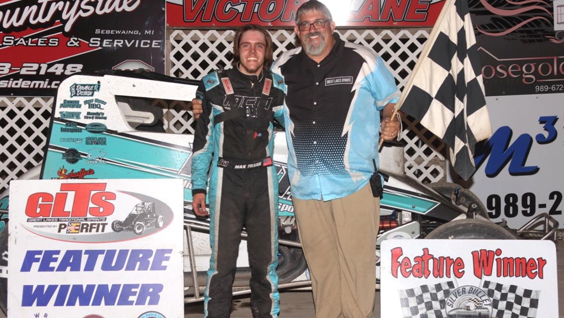 MAX FRANK WINS HIS FIRST FEATURE OF THE SEASON