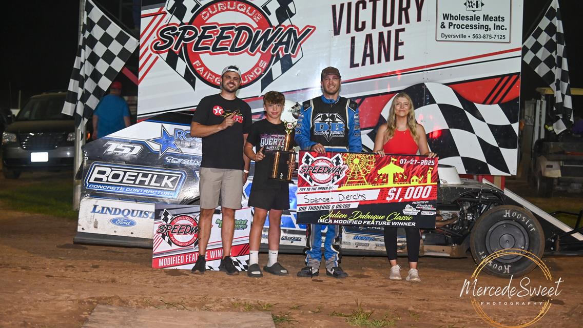 Dubuque Fairgrounds Speedway (Dubuque, IA) – July 27th, 2025. (MercedeSweet Photography)