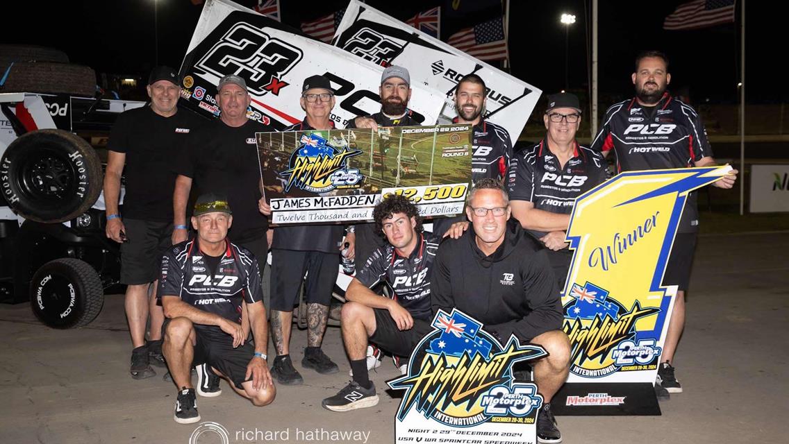 BACK-TO-BACK: McFadden Capitalizes on Larson's Misfortune for Another High Limit International Win at Perth