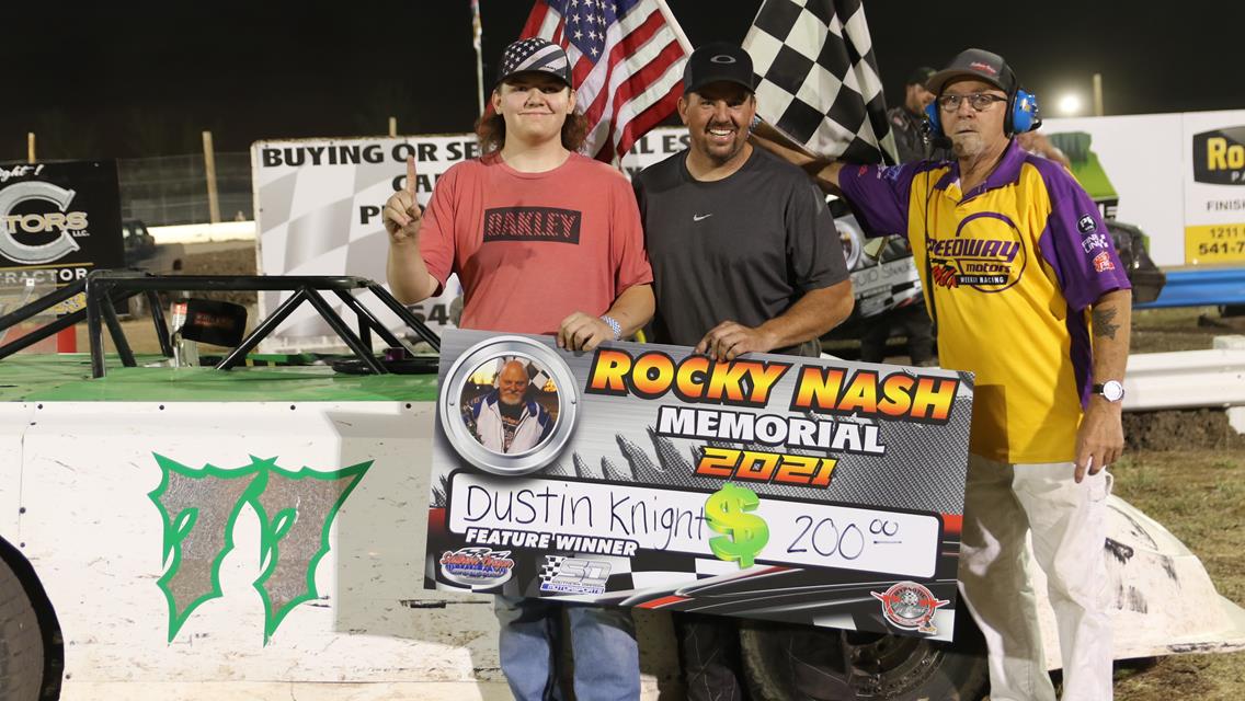 Borror Wins Rocky Nash Memorial At SOS; Steele And Knight Also Earn Chamber Of Commerce Night Victories