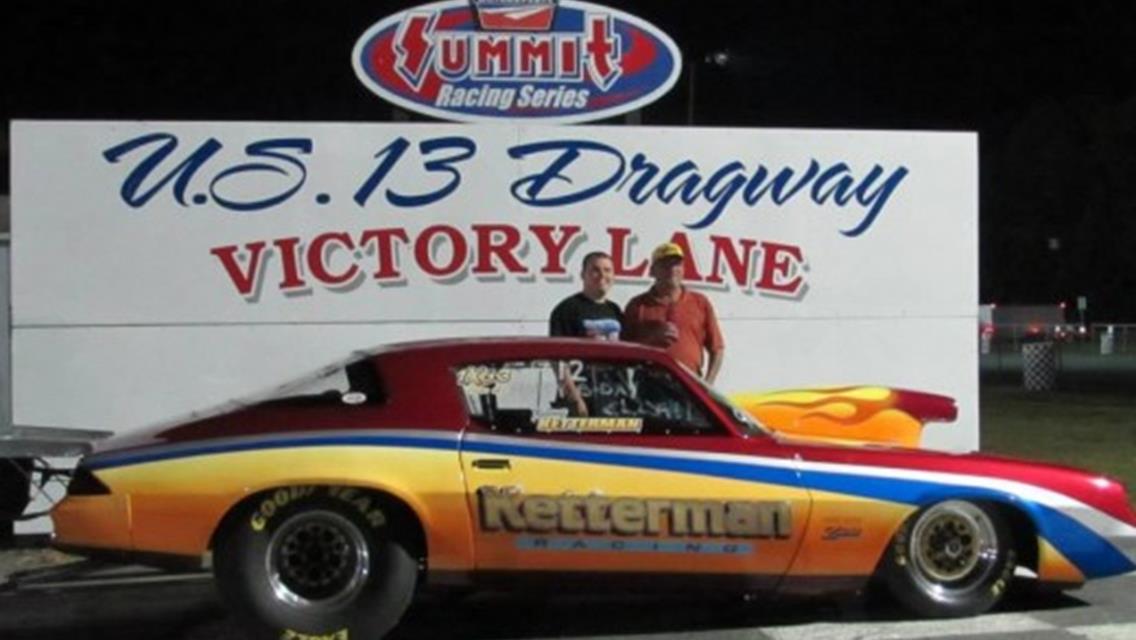 TOMMY KETTERMAN GETS INTO WIN COLUMN IN TOP ELIMINATOR