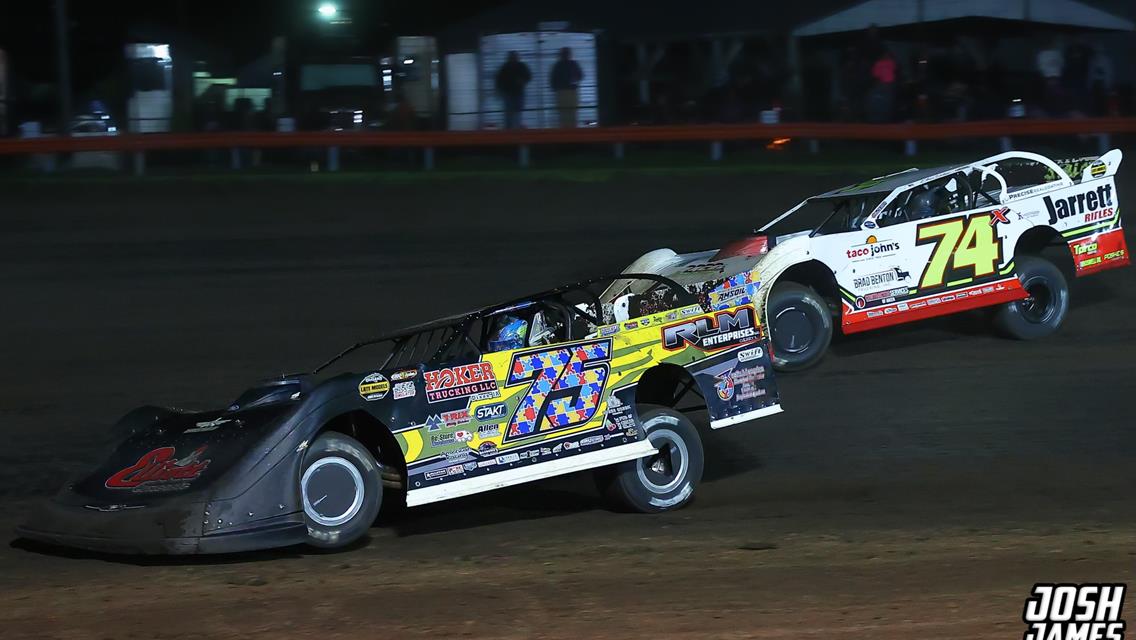 Farmer City Raceway (Farmer City, IL) – World of Outlaws Late Model Series – Illini 100 – April 10-11, 2026. (Josh James Artwork)