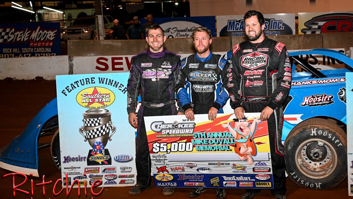 Cherokee Speedway (Gaffney, S.C.) – Southern All Stars – Mike Duvall Memorial – September 29-30th, 2023. (Ritchie Photography)