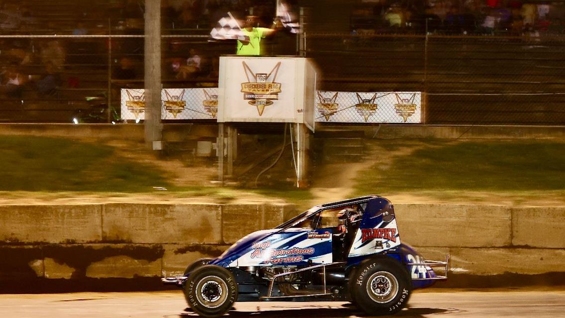 Tye Mihocko Wins The Battle Of 4 Cars For Multiple Laps Dicing It Out At LPS